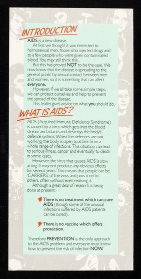 The AIDS problem in Scotland : what everyone should know / issued by the Scottish Health Education Group.