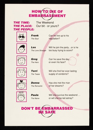 How to die of embarrassment : by Bill Dunlop and Catch Theatre Co. : unofficial programme / Catch Theatre Co.