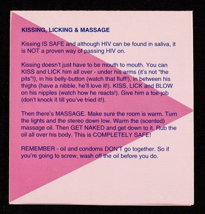 Pocket guide to healthy sex : for men who have sex with men / produced by the Lothian Gay Men's Health Group ... illustrations reproduced by kind permission of Deutsche AIDS-Hilfe.