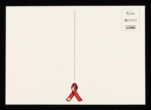 Symbol of AIDS awareness : wear a red ribbon to show your commitment / Lothian Health, Lothian Regional Council, The City of Edinburgh City Council.