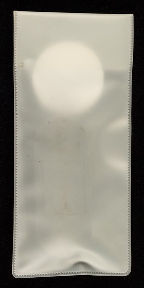 Condom case : holds 3 condoms / Evolution, designed and made in the UK ; design: WAG Products.