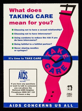 Lothian HIV/AIDS : it's time to Take Care AIDS concerns us all : update December 1991 / Lothian Health Board and Lothian Regional Coucil.