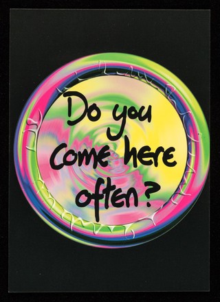Do you come here often? : Taking Care with sex / Lothian Health ; designed by The Graphics Company.