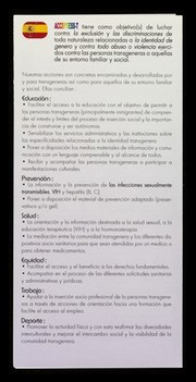 ACCEPTESS-T : Actions Concrètes Conciliant education, Prévention, Travail, Equité, Santé, Sport pour les Transgenres : beatus qui prodest quibus potest : heureux qui vient se rendre utile à ceux qu'il peut aider / ACCEPTESS-T.