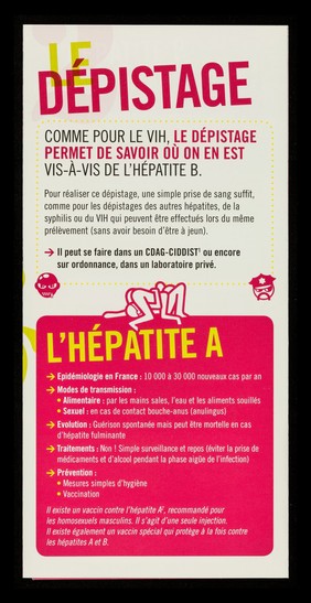 L'hépatite B & les gays : pourquoi se faire vacciner / réalisé par ACTIS, AIDES, ALS, CRIPS Rhône-Alpes, Keep Smiling et SNEG Rhône-Alpes.