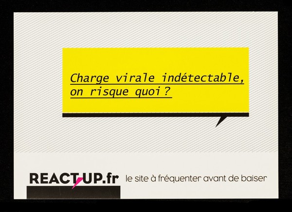 Charge virale indéctable, on risque quoi? : REACTUP.fr : le site à fréquenter avant de baiser.