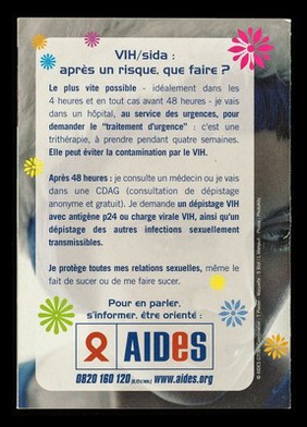 VIH/sida : après un risque... : contamination par le VIH: quels sont les symptômes? / AIDES.