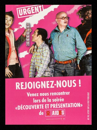 Urgent : rejoignez-nous : venez nous rencontrer lors de la soirée "Découverte et présentation" / AIDES.