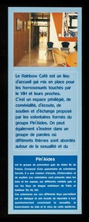 Bienvenue au Rainbow Café : un service de Pin'Aides, le groupe de prévention gaie de AIDES Ile-de-France / AIDES Ile-de-France.