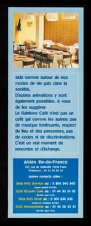 Bienvenue au Rainbow Café : un service de Pin'Aides, le groupe de prévention gaie de AIDES Ile-de-France / AIDES Ile-de-France.