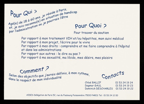 Un nouveau programme d'accompagnement vers l'autonomie et la Vie Sociale / AIDES, la lutte contre le sida a 25 ans.