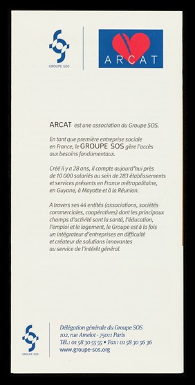 Prévention du cancer du col de l'utérus : vaccinée ou non, je fais le dépistage / Groupe SOS, ARCAT.