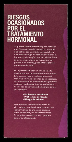 Si eres trans, lo que tienes que saber... : cuida tu salud / ARCAT, GRSP, Groupement Régionale de Santé Publique de L'Ile-de-France.
