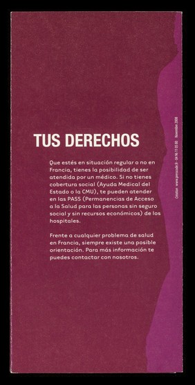 Si eres trans, lo que tienes que saber... : cuida tu salud / ARCAT, GRSP, Groupement Régionale de Santé Publique de L'Ile-de-France.