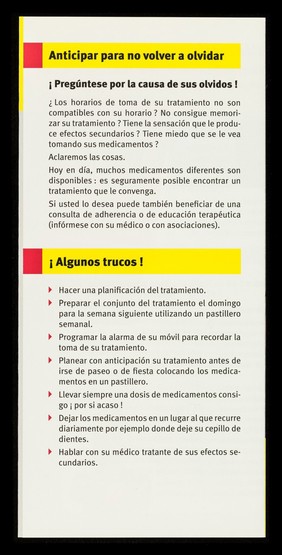He olvidado tomar mis medicamentos! : adopto los buenos reflejos! / ARCAT.