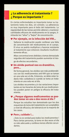 He olvidado tomar mis medicamentos! : adopto los buenos reflejos! / ARCAT.