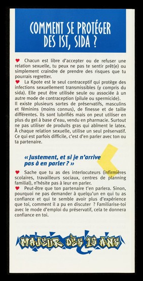 Majeur dès 15 ans / ARCAT.