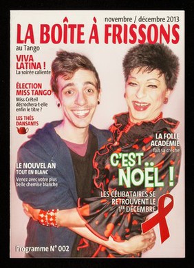 La Boîte à Frissons au tango : novembre / décembre 2013 : programme No. 002.