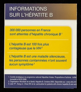 Hépatite B : nous sommes tous concernés! : Soyez acteur de votre santé: www.hepbinfo.fr / Bristol Myers Squibb.