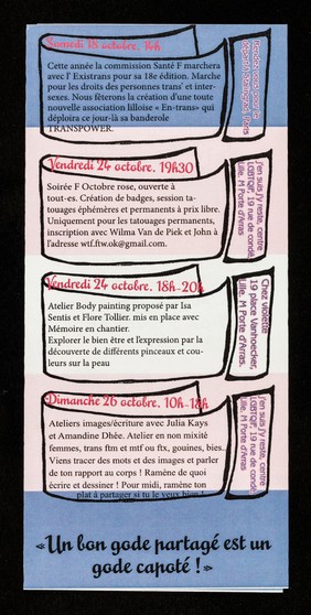 Programme dernier trimestre 2014 / Commission Santé F.