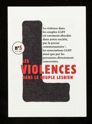 Les violences dans le couple lesbien / Crips Île-de-France.