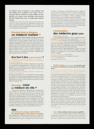 Relations médecin / patient : be gay : bien être / Crips Île-de-France.