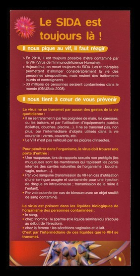 Atout coeur atout pique : le SIDA est toujours là! / Equinoxe Nancy Lorraine.