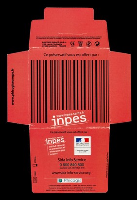 Ce préservatif vous est offert par / INPES, Institut national de prévention et d'éducation pour la santé ; Ministère chargé de la Santé.