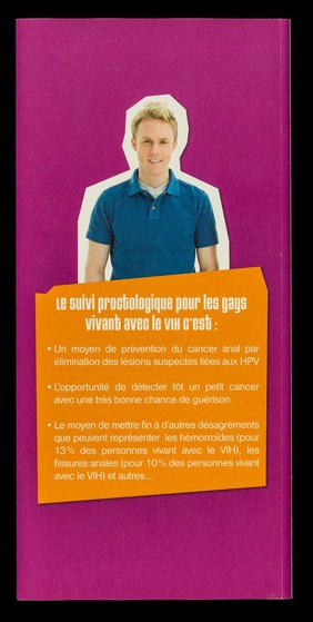 Prévenir le cancer anal : gays vivant avec le VIH / Institut National du Cancer.