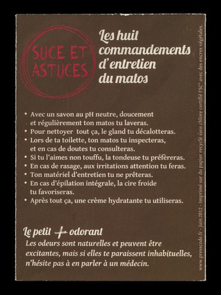 Tu suces? #1, Sex anatomy / Le Kiosque Infos Sida.