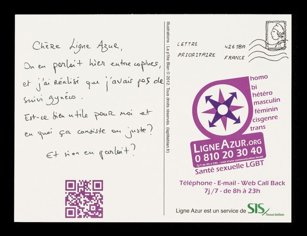 Vous prendrez bien un frottis? : juste un doigt alors! / Ligne Azur.