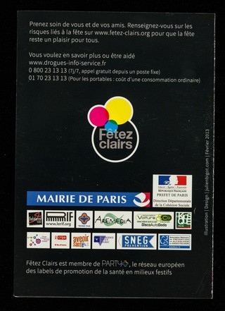 Quelques infos pour mieux faire la fête / Fêtez Clairs ; Mairie de Paris and 13 others.