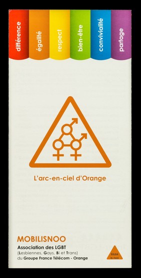 L'arc en ciel d'Orange / Mobilisnoo, Asscociation des LGBT (Lesbiennes, Gays, Bi et Trans) du Groupe France Télécom - Orange.