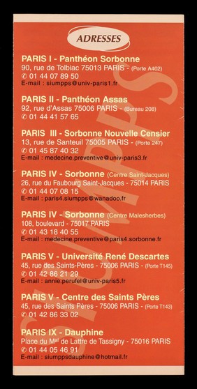Chlamydia trachomatis / Service Interuniversitaire de Médicine Préventative, Promotion de la Santé.