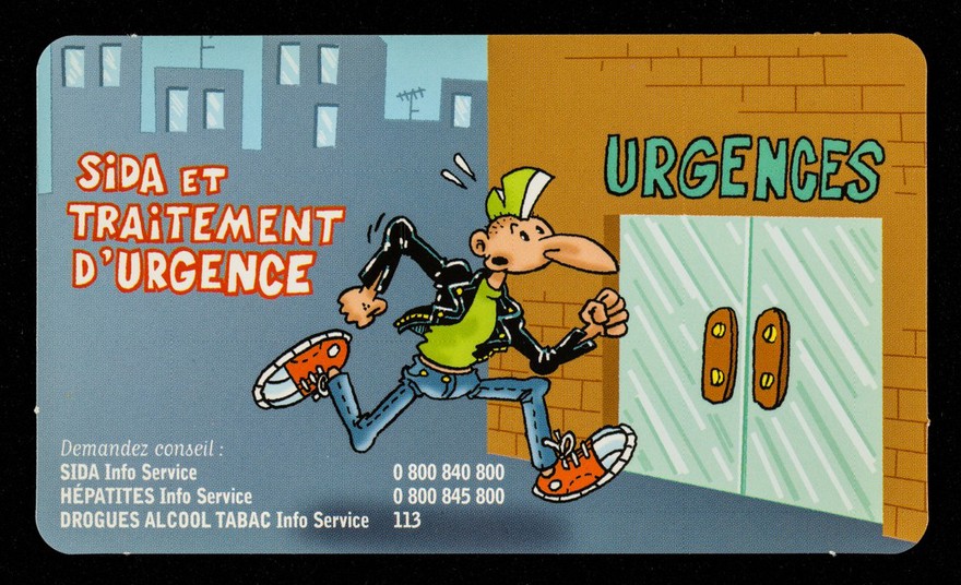 Sida et traitement d'urgence : demandez conseil: Sida Info Sevice... / ill.: P. Ouin.