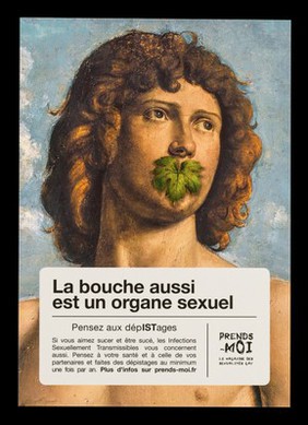 La bouche aussi est un organe sexuel : pensez aux dépistages / Ministère chargé de la Santé, Sida Info Service, INPES.