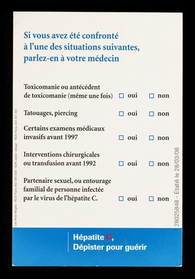 "Je ne sais pas vous, moi je veux me battre" : Hépatite C, des traitements existent... / Roche Pharma, SOS Hépatites.