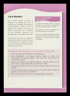 Hépatite C : gérer les effets indésirables des traitements. No.8, Troubles digestifs / SOS Hépatites Fédération.