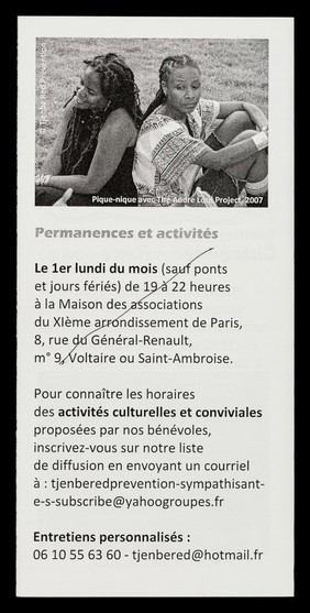 Tjenbé Rèd! : Questions noires - métisses - LGBT - outre-mer - Hexagone / Tjenbé Rèd Prévention, association de prévention des racismes, des homophobies & du sida issue des communautés afro-caribéennes.