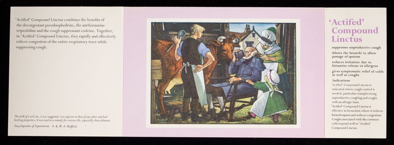 'Actifed' Compound Linctus : for cough with or without congestion especially in bronchitis.