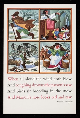 When all aloud the wind doth blow... : winter and summer alike coughs, congestion and the common cold call for 'Actifed' products.