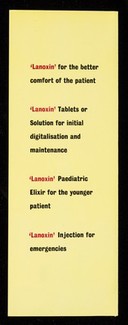 The order of the day... : the order of the day is 'Lanoxin' for unfailing control.