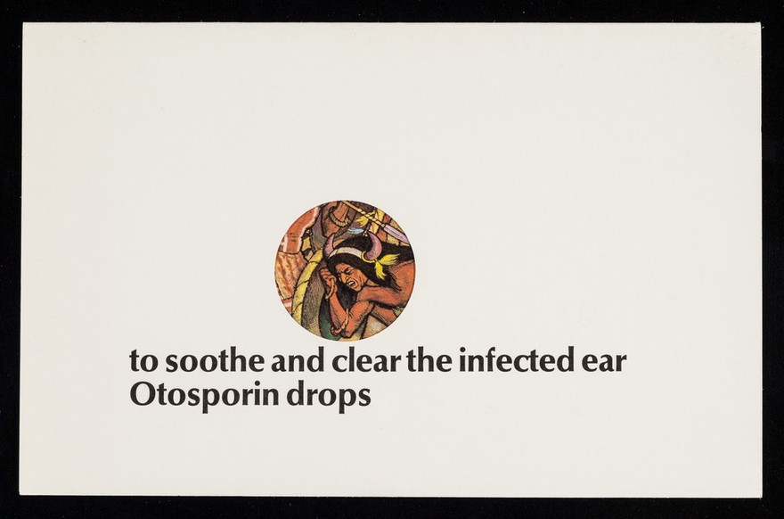 Otosporin drops : to soothe and clear the infected ear Otosporin drops.
