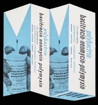 Polybactrin bacitracin-neomycin-polymyxin : antibiotic powder spray.