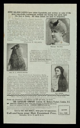 Nearly everone suffers at some time from indigestion with constipation, flatulence, and acidity but every case (including your own) can be easily and perfectly cured by taking "Mother's Advice." (formally called CICFA).