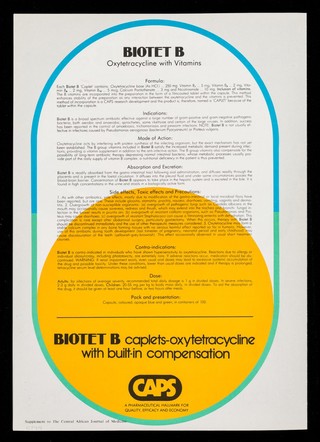 A unique solution to an infection problem : prescribe Biotet B oxytetracycline with built-in compensation.