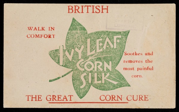 British : walk in comfort : Ivy Leaf Corn Silk.