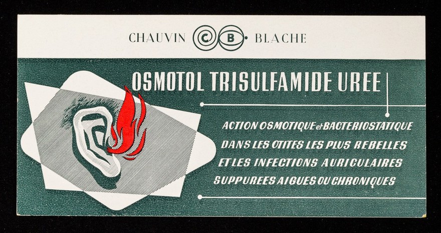 Chauvin Blache : Osmotol Trisulfamide Uree.