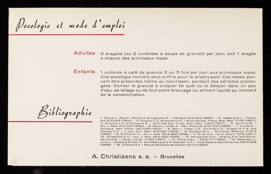 Pourquoi prescrire l'Anabolhemine dans l'anémie? : parce que l'Anabolhémine respecte les impératifs d'une thérapeutique anti-anémique complète et correcte de toutes les anemies.