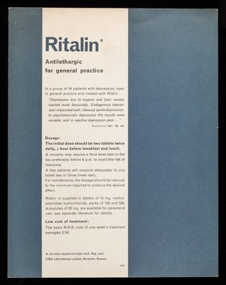 How many times a day do you hear these words? 'Doctor, I always feel so tired'... : such patients respond to Ritalin : the well tried well tolerated antilethargic.